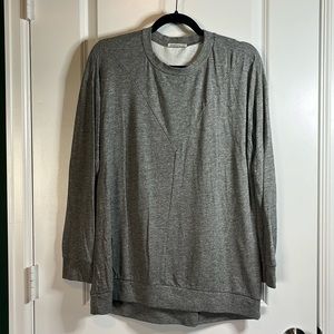 MARINE LAYER WOMENS LONG STYLE CREW SWEATSHIRT